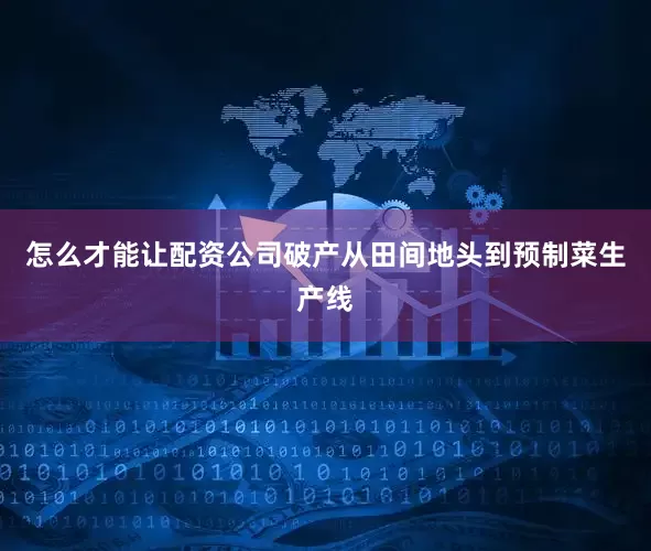 怎么才能让配资公司破产从田间地头到预制菜生产线