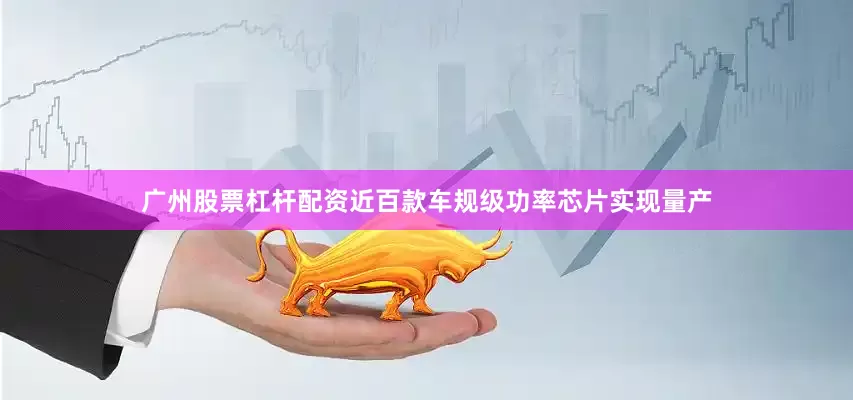 广州股票杠杆配资近百款车规级功率芯片实现量产